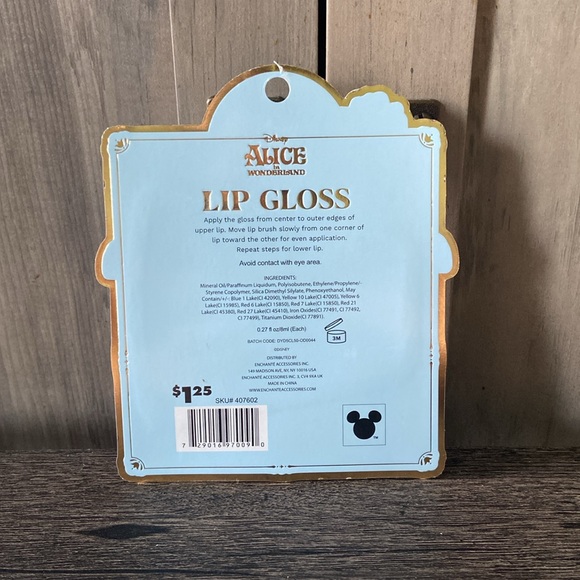 Disney Alice and Wonderland Lip Gloss NWT - Picture 3 of 5